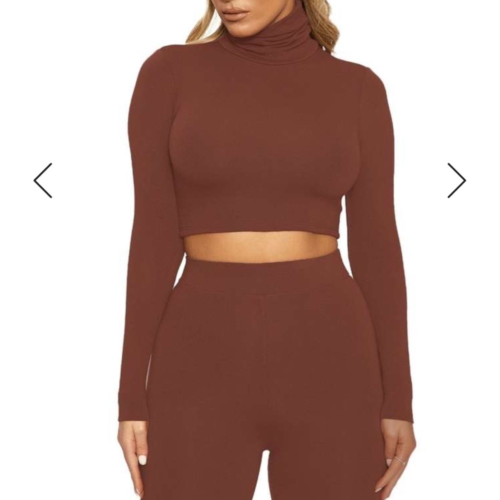 The nw turtleneck crop